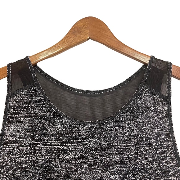 Lululemon Black &‎ White Speckled Mesh Sculpt Tank II Size S - Picture 3 of 4
